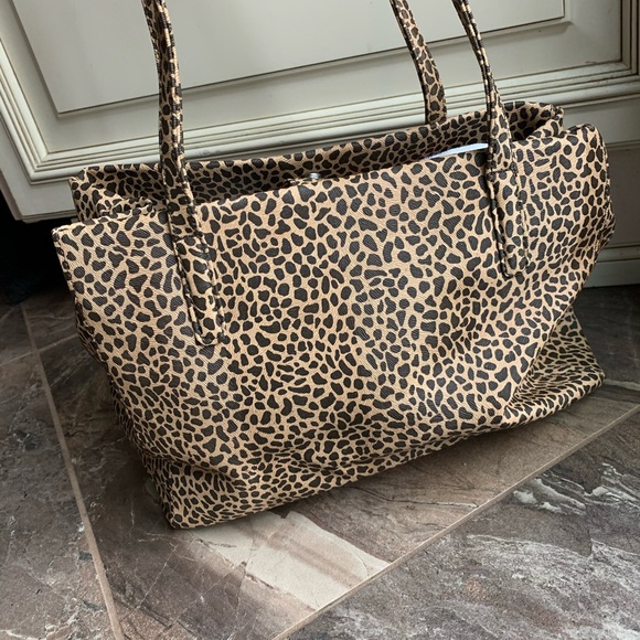 NWT Nine West Leopard Shoulder Bag Printed - Picture 4 of 5